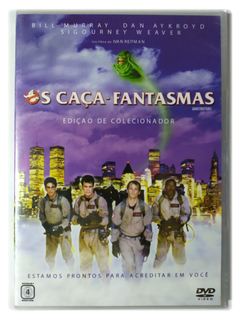 DVD Os Caça Fantasmas Bill Murray Dan Aykroyd Ernie Hudson Novo Original Ed. de Colecionador Ghostbusters Ivan Reitman