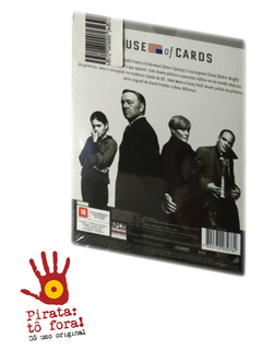 DVD House Of Cards Primeira Temporada Completa Kevin Spacey Novo Original Robin Wright Kate Mara Corey Stoll - comprar online