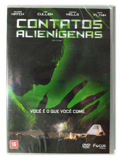 DVD Contatos Alienígenas Richard Hatch Lisa Cullen Novo Original Vernon Wells Alien Hunger Eddie Conna
