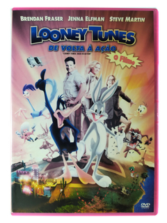 DVD Looney Tunes De Volta À Ação O Filme Brendan Fraser Original Jenna Elfman Steve Martin Joe Dante