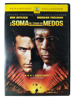 Dvd A Soma De Todos Os Medos Ben Affleck Morgan Freeman Original Edição Colecionador James Cromwell Phil Alden Robinson