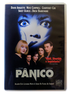 Dvd Pânico David Arquette Neve Campbell Courteney Cox Scream Original Drew Barrymore Wes Craven Kevin Williamson