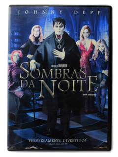 DVD Sombras Da Noite Johnny Depp Tim Burton Dark Shadows Original Helena Bonham Carter Eva Green Michelle Pfeiffer