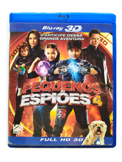 Blu-Ray 3D Pequenos Espiões 4 Jessica Alba Antonio Banderas Original Jeremy Piven Danny Trejo Robert Rodriguez + 2D