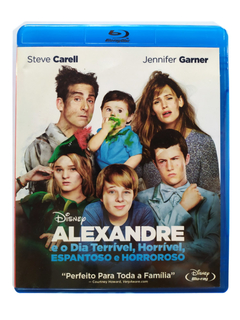 Blu-Ray Alexandre Steve Carell Jennifer Garner Disney Original e o Dia Terrível Horrível Espantoso e Horroroso