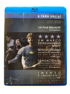 Blu-Ray A Rede Social Jesse Eisenberg Andrew Garfield Duplo Original Justin Timberlake Aaron Sorkin David Fincher