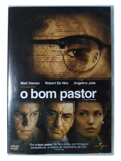 DVD O Bom Pastor Matt Damon Robert De Niro Angelina Jolie Original The Good Shepherd Alec Baldwin Michael Gambon