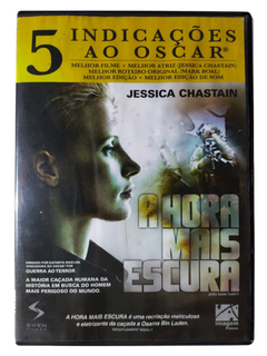 DVD A Hora Mais Escura Jessica Chastain Jason Clarke Original Zero Dark Thirty Chris Pratt Mark Boal Kathryn Bigelow