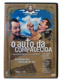 Dvd O Auto Da Compadecida Matheus Nachtergaele Selton Mello Original Fernanda Montenegro Rogério Cardoso Guel Arraes