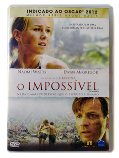 Dvd O Impossível Naomi Watts Ewan Mcgregor Tom Holland Original The Impossible J. A. Bayona