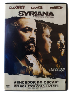 Dvd Syriana A Indústria Do Petróleo George Clooney Original Jeffrey Wright Chris Cooper William Hurt Stephen Gaghan