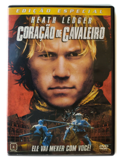 DVD Coração de Cavaleiro Heath Ledger A Knight's Tale Original Mark Addy Rufus Sewell Brian Helgeland