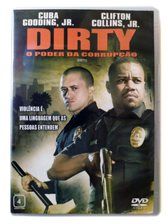 Dvd Dirty O Poder Da Corrupção Cuba Gooding Jr Keith David Original Clifton Collins Jr Aimee Garcia Chris Fisher