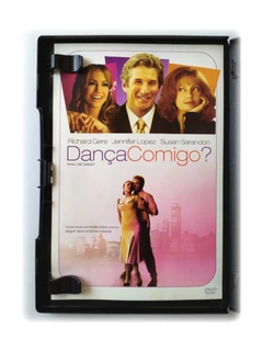 Dvd Dança Comigo Richard Gere Jennifer Lopez Susan Sarandon Original Shall We Dance? Stanley Tucci Peter Chelsom - Loja Facine