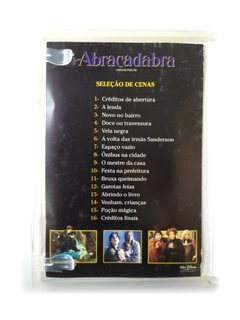 Imagem do DVD Abracadabra Bette Midler Sarah Jessica Parker Original Hocus Pocus Disney Kathy Najimy Kenny Ortega