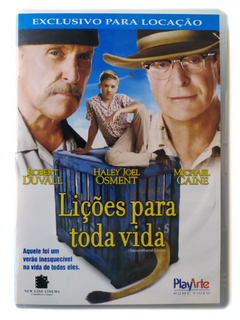Dvd Lições Para Toda Vida Michael Caine Robert Duvall Original Haley Joel Osment Secondhand Lions Tim McCanlies