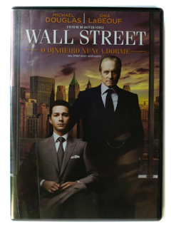 DVD Wall Street O Dinheiro Nunca Dorme Michael Douglas Original Shia LaBeouf Oliver Stone
