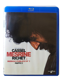 Blu-Ray Cassel Mesrine Richet Inimigo Público Nº 1 Parte 2 Original Thomas Langmann California