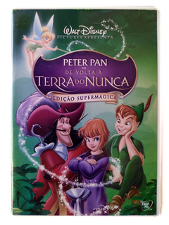 DVD Peter Pan em De Volta À Terra do Nunca Ed. Supermágica Original Walt Disney Edição Robin Budd