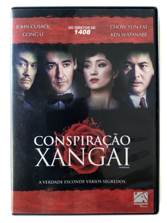 DVD Conspiração Xangai John Cusack Gong Li Chow Yun Fat Original Ken Watanabe Shanghai Mikael Hafstrom