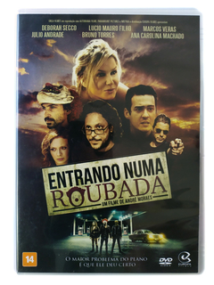 DVD Entrando Numa Roubada Deborah Secco Julio Andrade Original Nacional Lucio Mauro Filho André Moraes