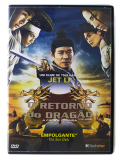 DVD O Retorno do Dragão A Cidade Perdida Jet Li Zhou Xun Original Chen Kun Flying Swords Tsui Hark
