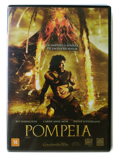 DVD Pompeia Kit Harington Kiefer Sutherland Carrie Anee Moss Original Emily Browning Paul W. S. Anderson