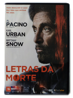 DVD Letras Da Morte Al Pacino Karl Urban Brittany Snow Original Hangman Sarah Shahi Johnny Martin