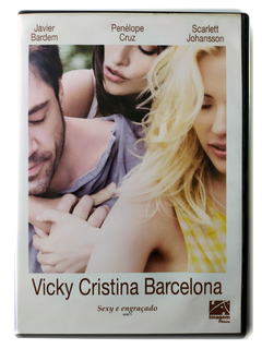 DVD Vicky Cristina Barcelona Javier Bardem Penélope Cruz Original Scarlett Johansson Rebecca Hall Woody Allen
