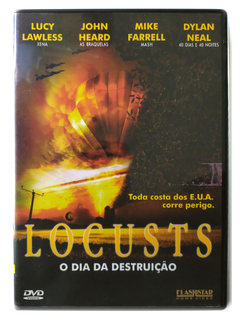 DVD Locusts O Dia Da Destruição Lucy Lawless John Heard Original Mike Farrell Dylan Neal David Jackson