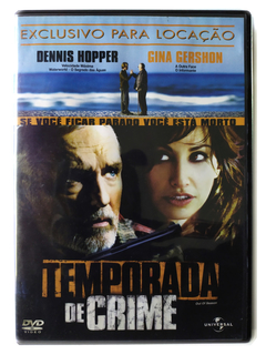 DVD Temporada de Crime Dennis Hopper Gina Gershon Original Out Of Season Cristina Serban Dominique Swain Jevon O'Neill