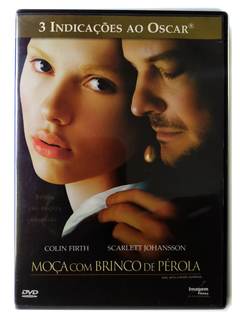 DVD Moça Com Brinco de Pérola Colin Firth Scarlett Johansson Original Cillian Murphy Tom Wilkinson Peter Webber