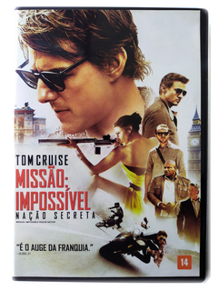 Dvd Missão Impossível Nação Secreta Tom Cruise Jeremy Renner Original Simon Pegg Rebecca Ferguson Christopher McQuarrie