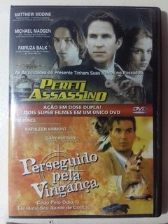 DVD 2 FILMES PERFIL ASSASSINO + PERSEGUIDO PELA VINGANÇA ORIGINAL AÇÃO EM DOSE DUPLA