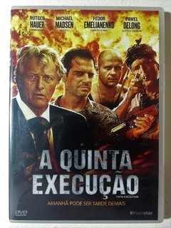 DVD A QUINTA EXECUÇÃO ORIGINAL FIFTH EXECUTION RUTGER HAUER MICHAEL MADSEN FEDOR EMELIANENKO PAWEL DELONG