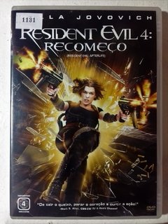 Dvd Resident Evil 4: Recomeço Milla Jovovich, Ali Larter, Shawn Roberts Direção: Paul W.S. Anderson