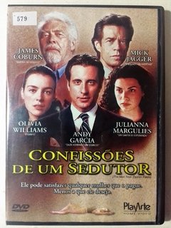 DVD Confissões de um Sedutor Original The Man from Elysian Fields Andy Garcia Mick Jagger Julianna Margulies Olivia Williams James Coburn