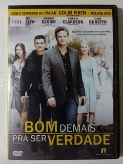 DVD Bom Demais Pra Ser Verdade Original Orlando Bloom, Colin Firth, Patricia Clarkson