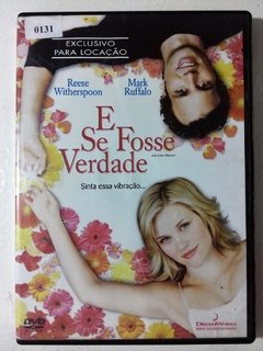 DVD E se fosse verdade Original Reese Witherspoon Mark Ruffalo Donal Logue Dina Waters