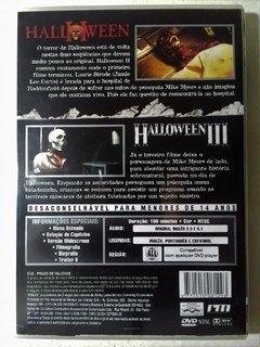 Dvd Halloween 2 e 3 Original 2 EM 1 - comprar online