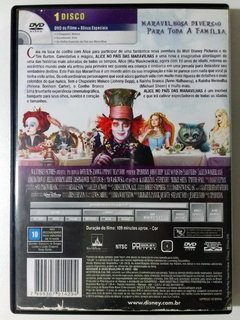 Dvd Alice No País Das Maravilhas Tim Burton Johnny Depp Original - comprar online