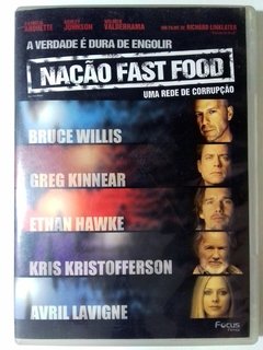 DVD Nação Fast Food Original Uma Rede de Corrupção Fast Food Nation