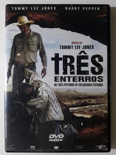 Dvd Três Enterros Tommy Lee Jones, Barry Pepper, Julio Cedillo Dir. Tommy Lee Jones