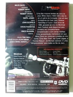 DVD Miles Davis Live In Montreal Jazz Original - comprar online
