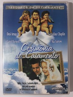 DVD Cerimônia de Casamento Original Carol Burnett, Geraldine Chaplin, Mia Farrow, Desi Arnaz Jr