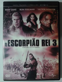 DVD O Escorpião Rei 3 - Batalha pela Redenção Original Victor Webster, Ron Perlman, Temuera