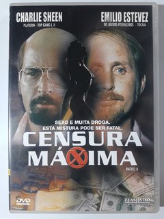 DVD Censura Máxima Original Rated X Emilio Estevez Charlie Sheen Geoffrey Blake