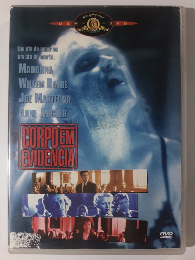 Dvd Corpo Em Evidência Original Body Of Evidence Madonna Willem Dafoe