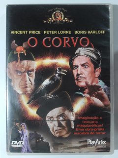 DVD O Corvo Original The Raven (1963) Raro Vincent Price Peter Lorre Boris Karloff Direção: Roger Corman