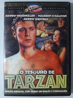 DVD O Tesouro de Tarzan (1941) Original Johnny Weissmuller Maureen O'Sullivan Johnny Sheffield Direção: Richard Thorpe Música composta por: David Snell